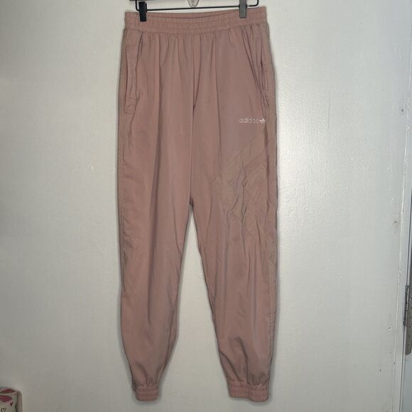 ADIDAS ORIGINALS PASTEL TREFOIL TRACK PANTS Joggers Mens Medium #GL6152 PINK - Picture 3 of 9